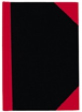 RED & BLACK NOTEBOOK FEINT A4 100LF #04100