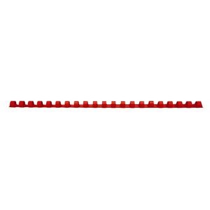 COMB BINDING COILS 10mm RED BOX 100 (price excludes gst)