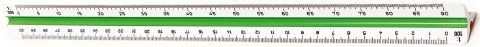 SCALE RULE STAEDTLER #561984 (1:100,200,250,300,400,500)  (price excludes gst)