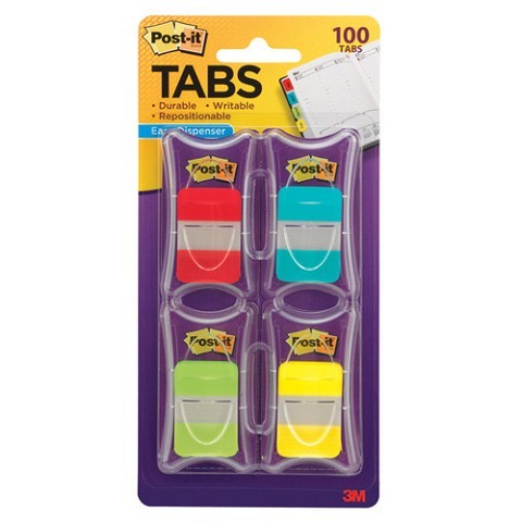 POST-IT DURABLE TABS 686 RALY VP VALUE PACK 100 TABS (price excludes gst)