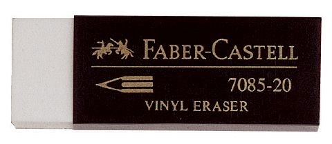 ERASER PLASTIC FABER-CASTELL #7085-20 LARGE  (price excludes gst)
