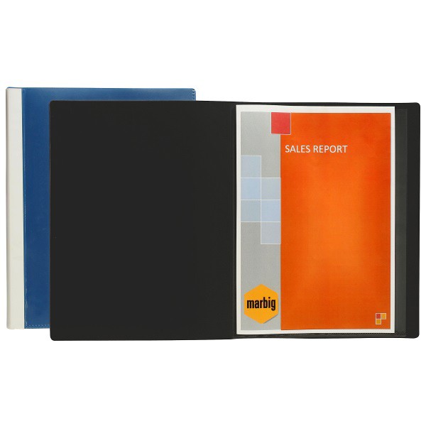 CLEARVIEW DISPLAY BOOK 24 POCKET BLUE (price excludes gst)