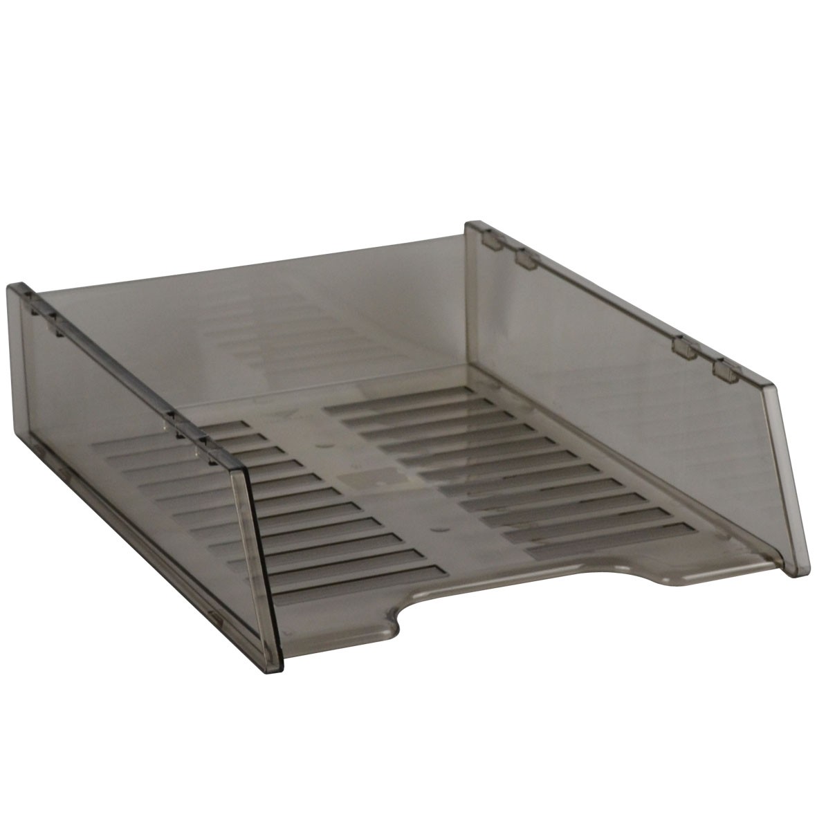 DOCUMENT TRAY STACKABLE TINTED SMOKE #I-60SMK 