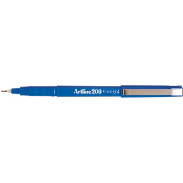 ARTLINE 200 PENS 0.4mm BLUE (BOX 12) 