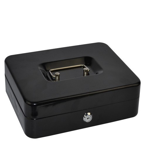CASH BOX METAL ITALPLAST 10 inch BLACK #I-10 (price excludes GST)