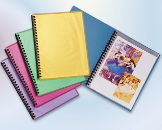 DISPLAY BOOK A4 REFILLABLE COOL FROST BLUE (price excludes gst)