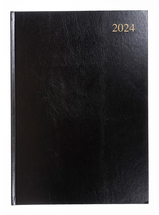 2024 ESSENTIAL DIARY CASEBOUND DIARY A4 1 DAY TO A PAGE