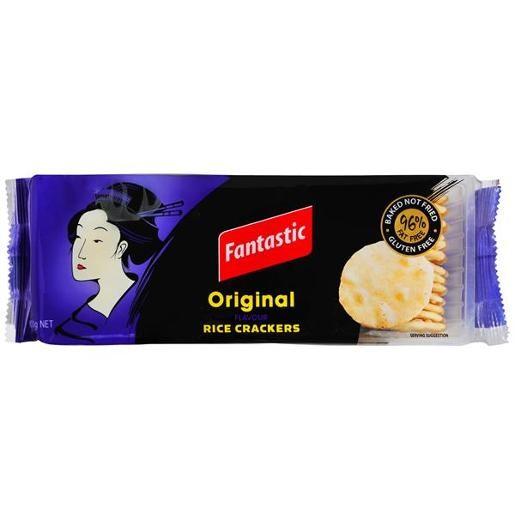 RICE CRACKERS PLAIN FANTASTIC  (price excludes gst)