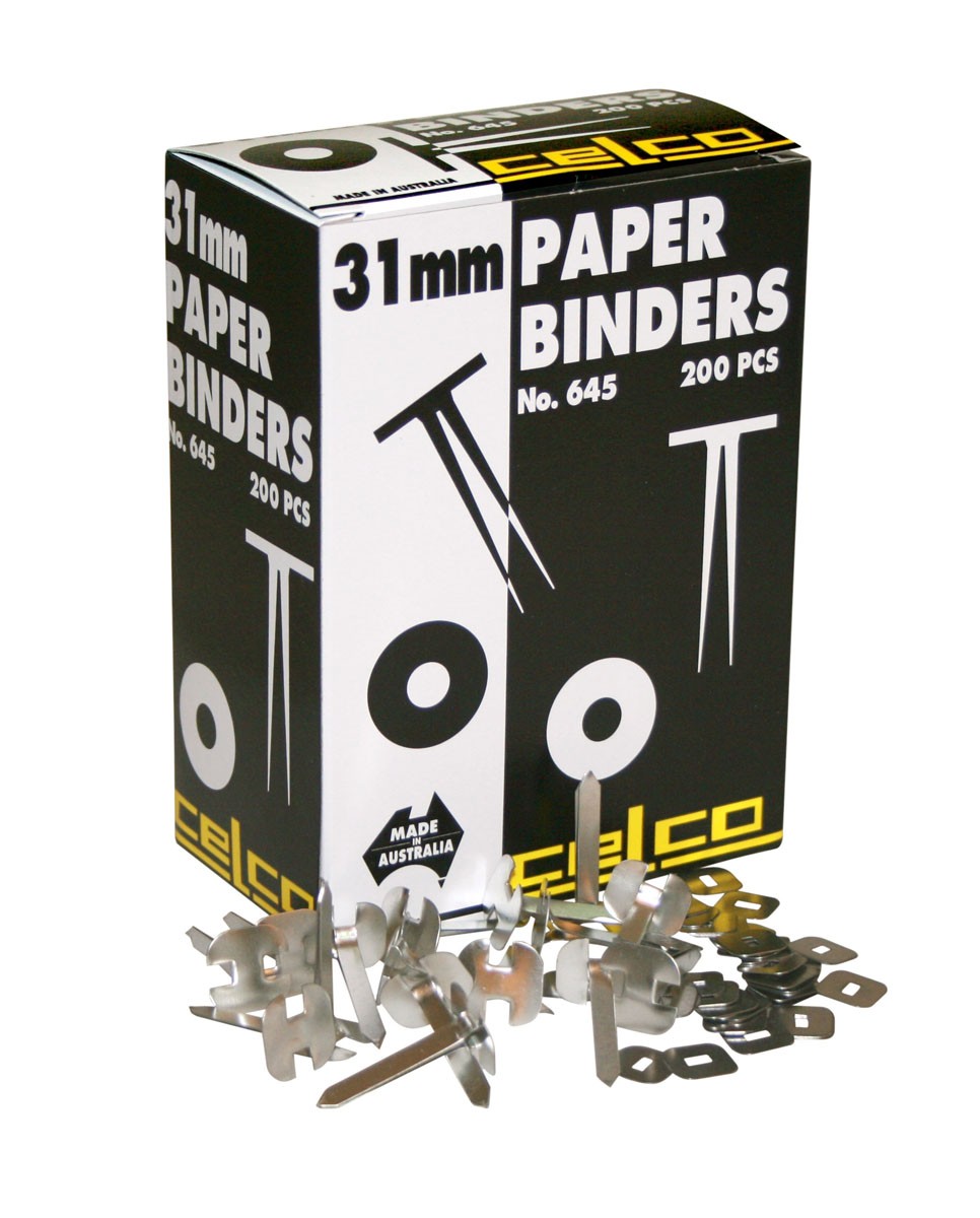 CELCO PAPER BINDERS 32mm #645 (price excludes gst)