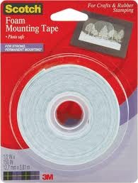 MOUNTING TAPE SCOTCH 25mm x 3.8m FOAM #4013 (price excludes gst)
