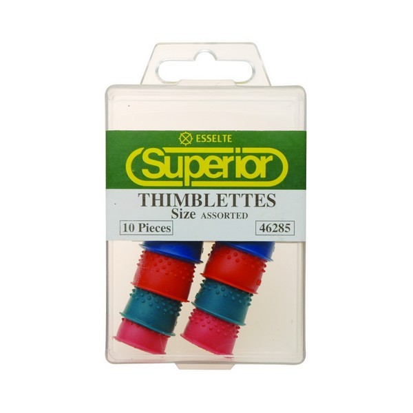 FINGER COTS (THIMBLETTES) SIZE ASSORTED (BOX 10) (price excludes gst))