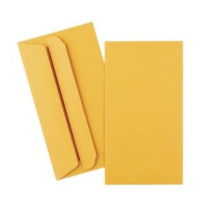 PAY ENVELOPES GOLD 90mm x 145mm PLAIN PRESSEAL Pkt 50  (price excludes gst)
