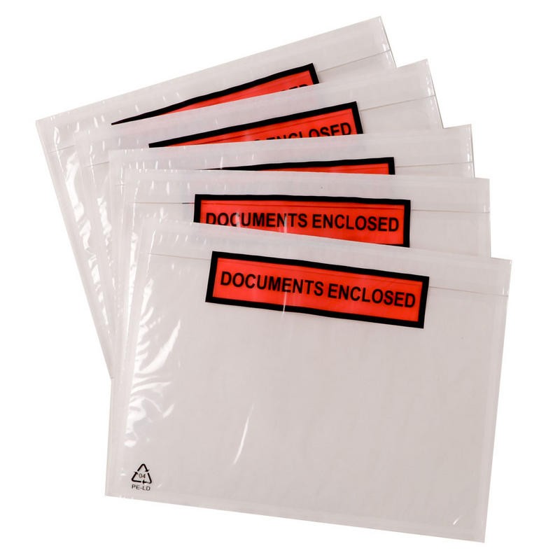LABELOPES  DOCUMENTS ENCLOSED 155mm x 115mm Box 1000 