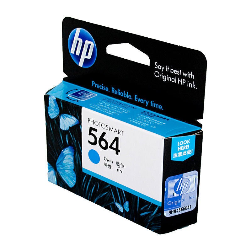 HP NO.564 CYAN INK CARTRIDGE - 300 PAGES