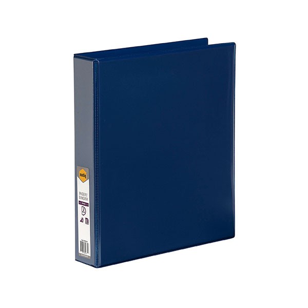 CLEARIEW INSERT BINDER A4 2 RING 38mm BLUE