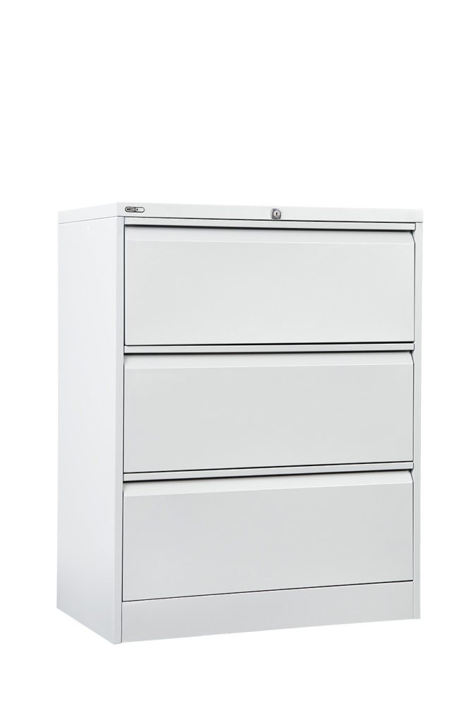 LATERAL FILING CABINET GO 3 DRAWER (Available in BLACK or WHITE)