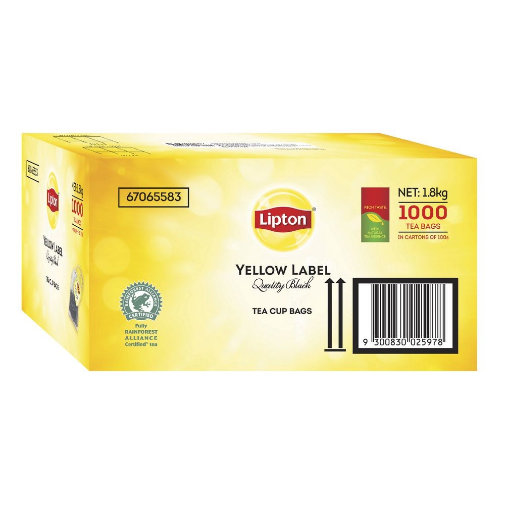 LIPTON YELLOW LABEL TEA BAGS 1000's
