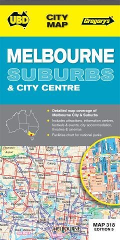 Map Gregorys Melbourne 318 8th Edition
