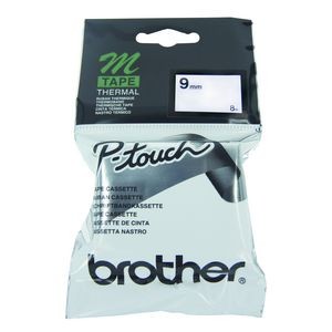 BROTHER M-TAPE MK-521 9mm BLACK ON BLUE 