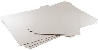 PASTE BOARD 4 SHEET WHITE   (price excludes gst)