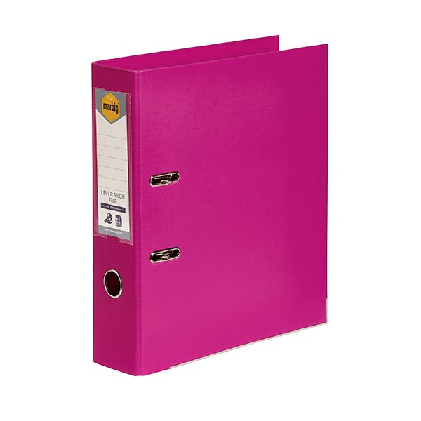 PE LEVER ARCH FILE A4 PINK