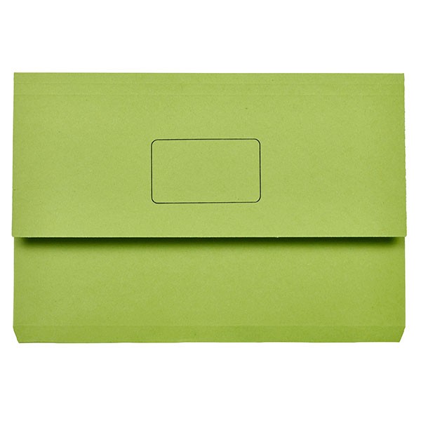 DOCUMENT WALLET SLIMPICK FCAP GREEN BOX 50 