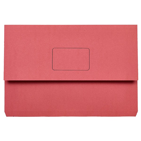 DOCUMENT WALLET SLIMPICK FCAP RED BOX 50