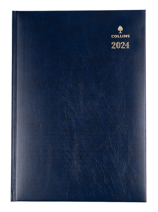 2024 COLLINS STERLING DIARY 144 A4 1 DAY TO A PAGE