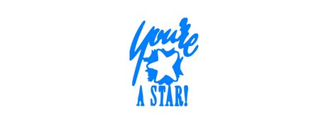 X STAMPER NOVELTY 11438 YOURE A STAR BLUE (price excludes gst)
