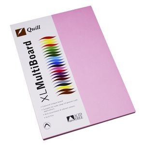 QUILL XL MULTI BOARD MUSK PINK 210gsm (PKT 50)