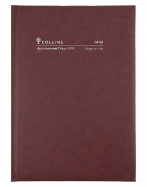 2024 COLLINS APPOINTMENT DIARY 144F A4 2 PAGES TO A PAGE