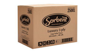 TOILET TISSUE SORBENT 3 PLY INDIVIDUALLY WRAPPED PROFESSIONAL 225s 25001 - Ctn 48