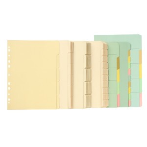 DIVIDER A4 5 TAB BUFF BOARD (BULK PACK OF 20 SETS) #37720 (price excludes GST)