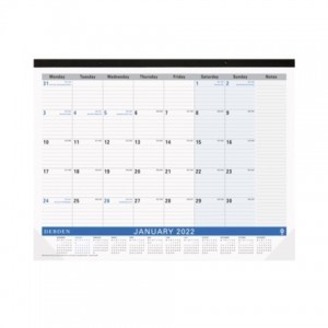 2022 DEBDEN 3901 DESK TOP PLANNER MONTH TO A VIEW