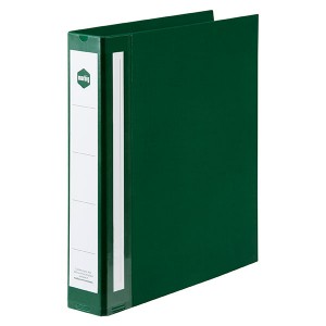 PE BINDER DELUXE A4 2 RING 38mm GREEN