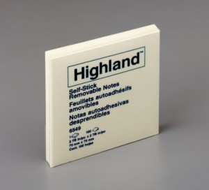 HIGHLAND NOTE PAD #6549 75mm x 75mm - Pkt 12