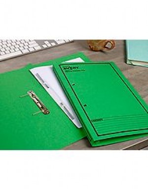 AVERY SPRING TRANSFER FILE FCAP GREEN/BLACK PRINT #86834 Box 25