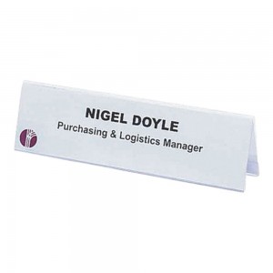 REXEL NAME PLATES (210mm x 59mm) Pack 25  (price excludes gst)