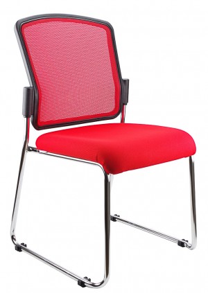 SPENCER STACKABLE VISITORS CHAIR RED