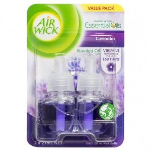 AIR WICK PLUG-IN AIR FRESHENER REFILL LAVENDER 2 x 21ml  (price excludes gst)