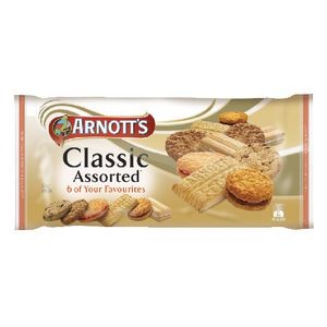 ARNOTTS CLASSIC ASSORTED BISCUITS 500g  (price excludes gst)