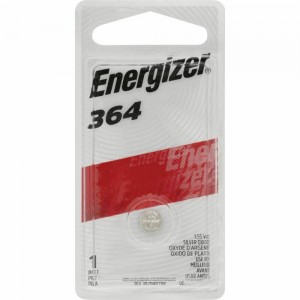 BATTERY ENERGIZER 364 (SR60) SILVER OXIDE (PKT 1) 