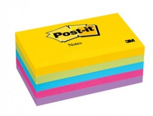 POST-IT NOTE PAD #655-5UC (5's) ULTRA COLORS (price excludes gst)