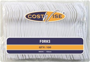 DISPOSABLE FORKS PKT 100  (price excludes gst)