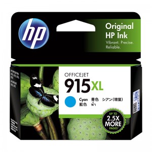 HP 915XL CYAN INK CARTRIDGE (3YM19AA) - 825 Pages