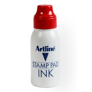 ARTLINE STAMP PAD INK RED 50cc