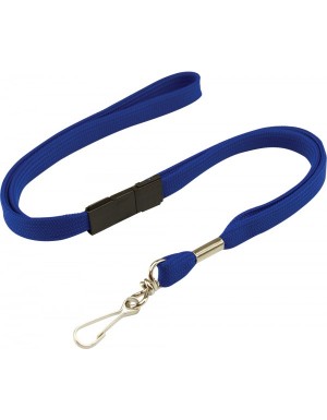 LANYARD SAFETY CLIP STYLE WITH SWIVEL CLIP BLUE #BLF-4300 RBE  (price excludes gst)