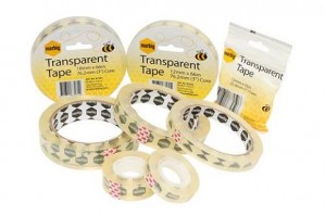 OFFICE TAPE TRANSPARENT MARBIG 12mm x 33m 87250 (price excludes gst)