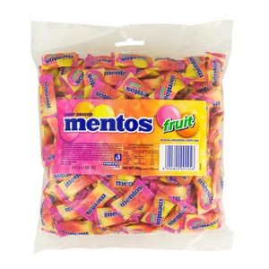 MENTOS FRUIT PILLOW PACK 540g  (price excludes gst)