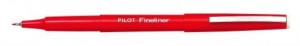 PILOT FINELINER PENS 1.2mm RED  (BOX 12)  (prices excludes gst)